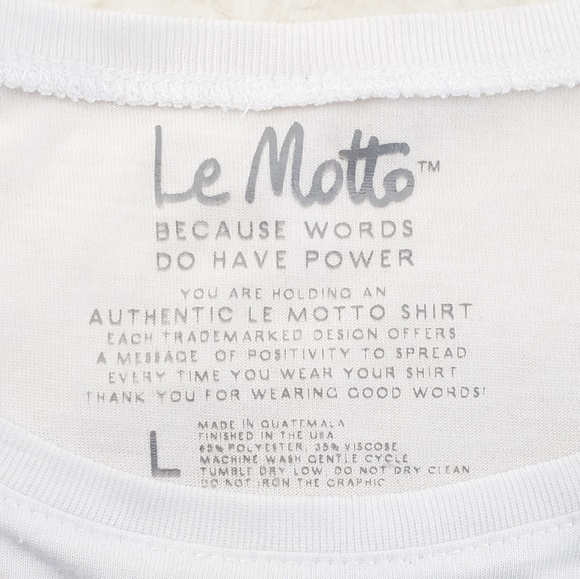 Le Motto "I choose" flowy sleeve tee shirt - Picture 5 of 5